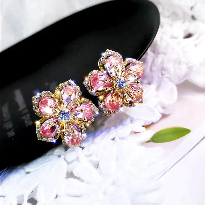 Orecchini in Zirconia Multicolore in Argento