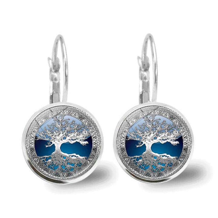 Orecchini in argento albero della vita
