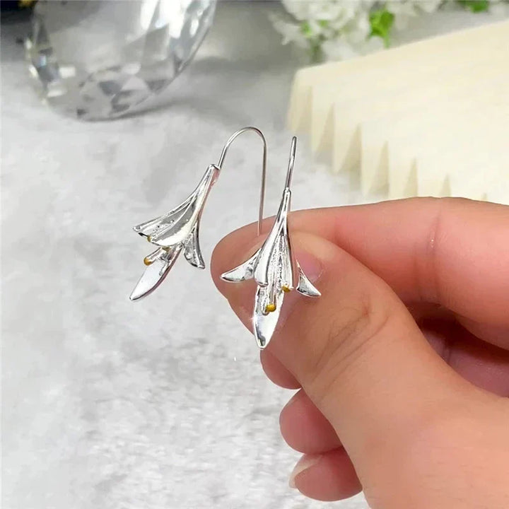 Orecchini con Fiori in Argento