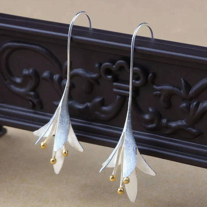 Orecchini con Fiori in Argento
