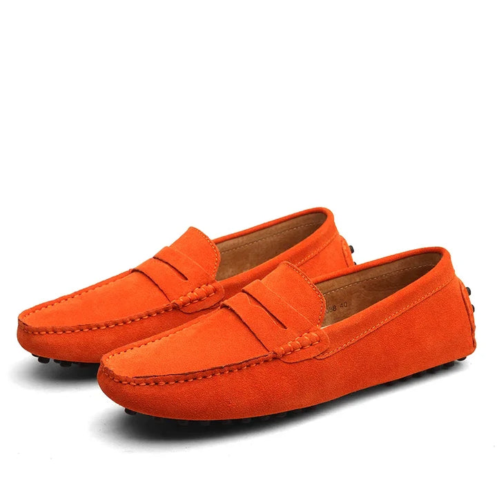 Mocassini casual in suede