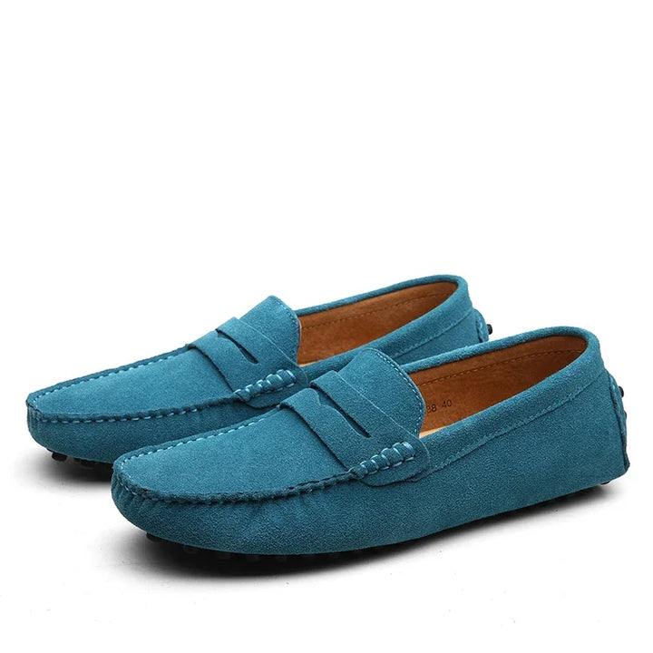 Mocassini casual in suede