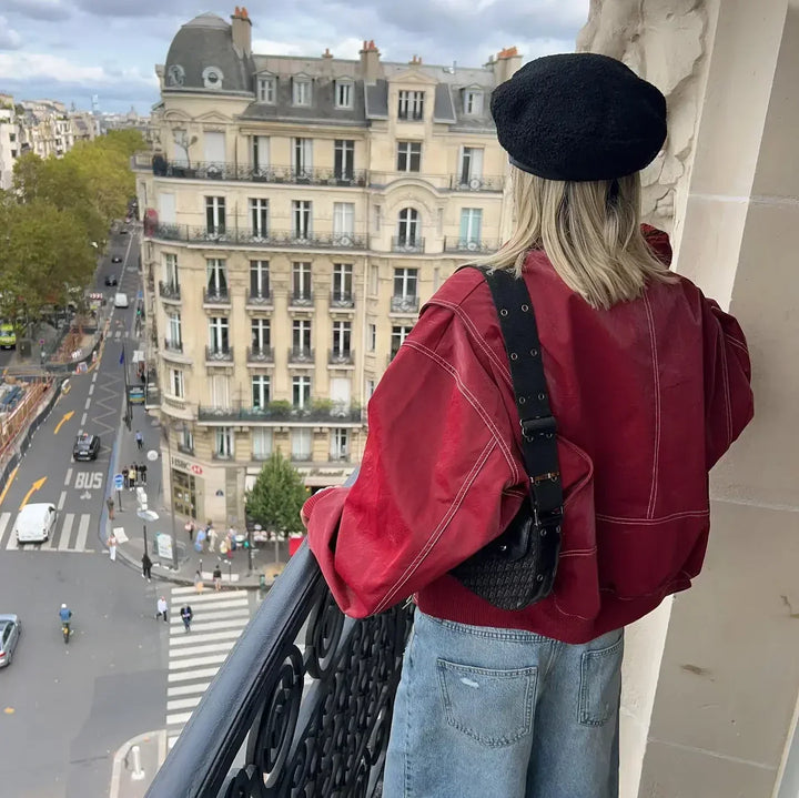 Roxane™ - Giacca in pelle Oversize