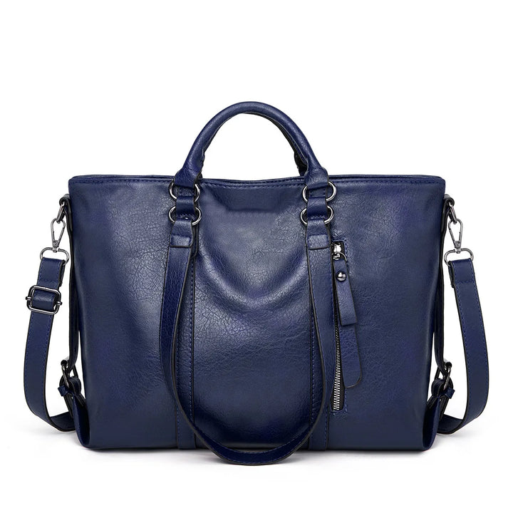 Elise™ | Borsa a tracolla in pelle di grande capacità