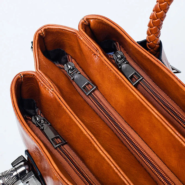 Iversen™ | Borsa elegante con manici intrecciati