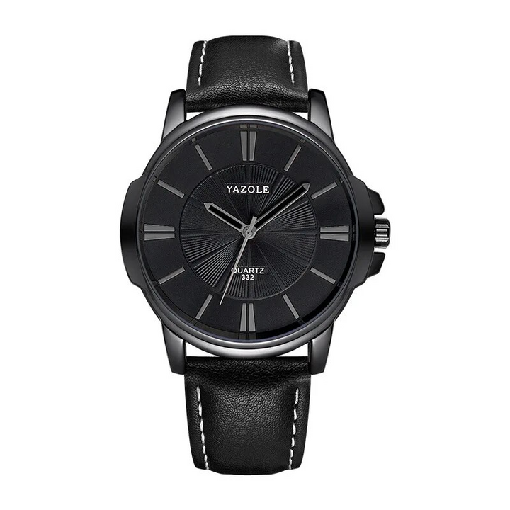 Orologio in Pelle di Vetro Blu Lussuoso™ - Olsen & Olsen