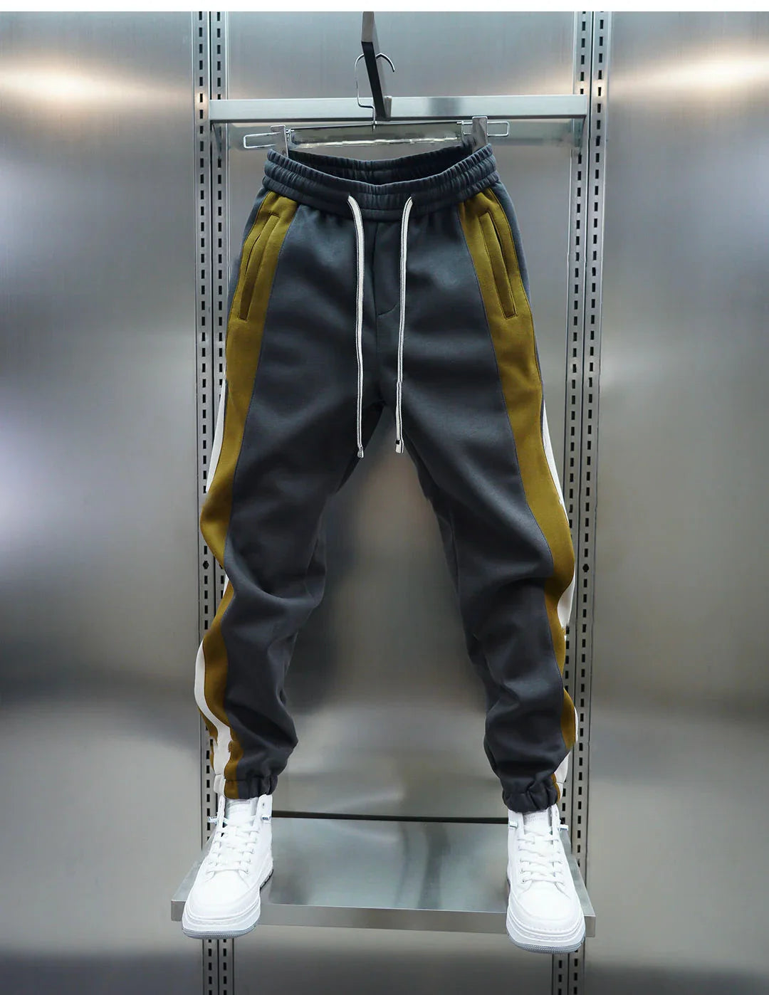 Laurent™ | Pantaloni alla Moda con Strisce Contrastanti