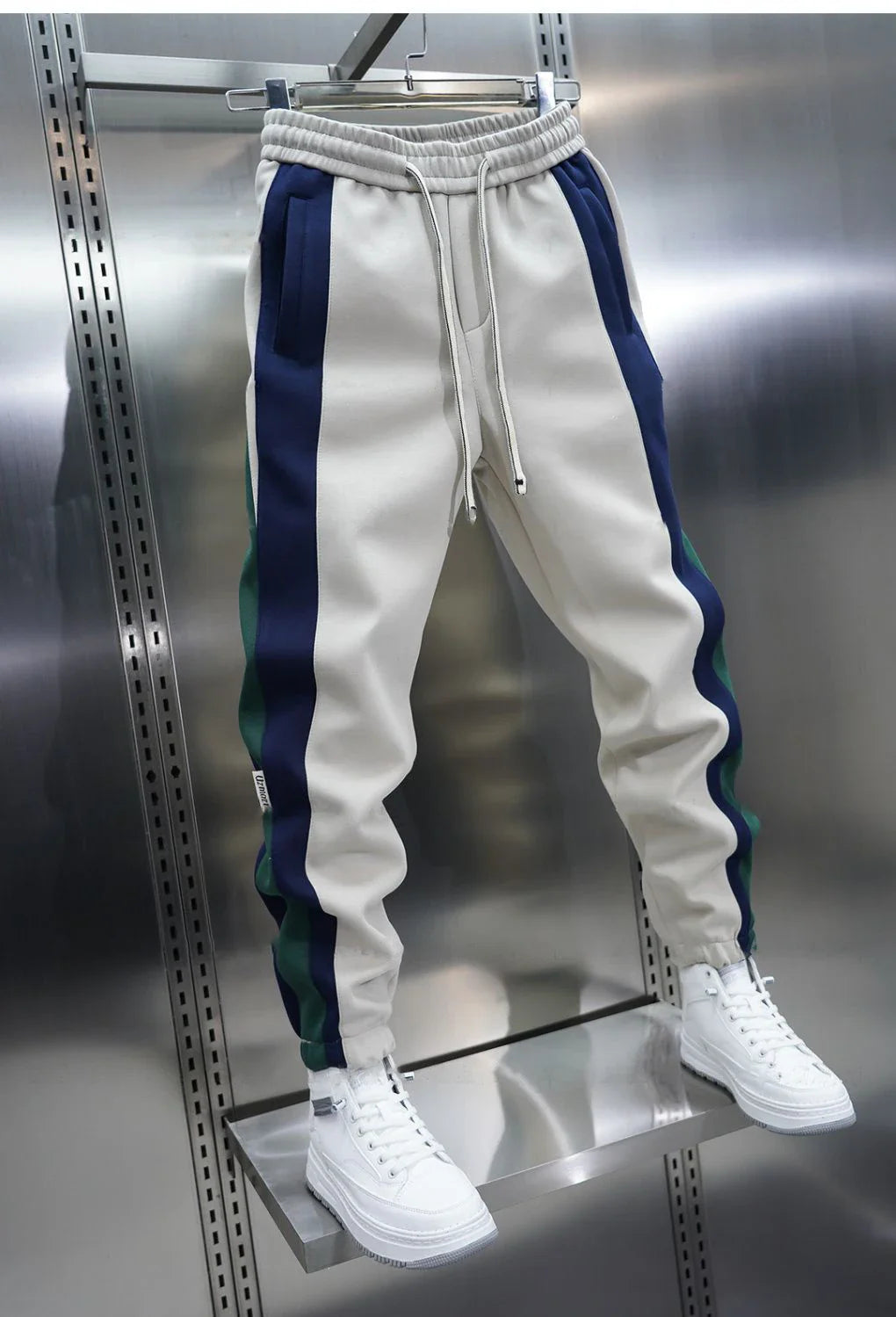 Laurent™ | Pantaloni alla Moda con Strisce Contrastanti