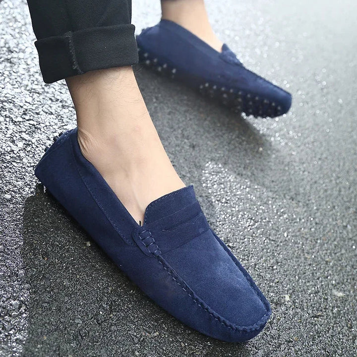 Mocassini casual in suede