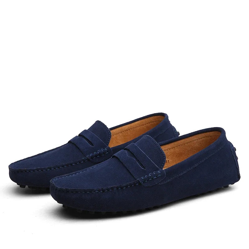 Mocassini casual in suede