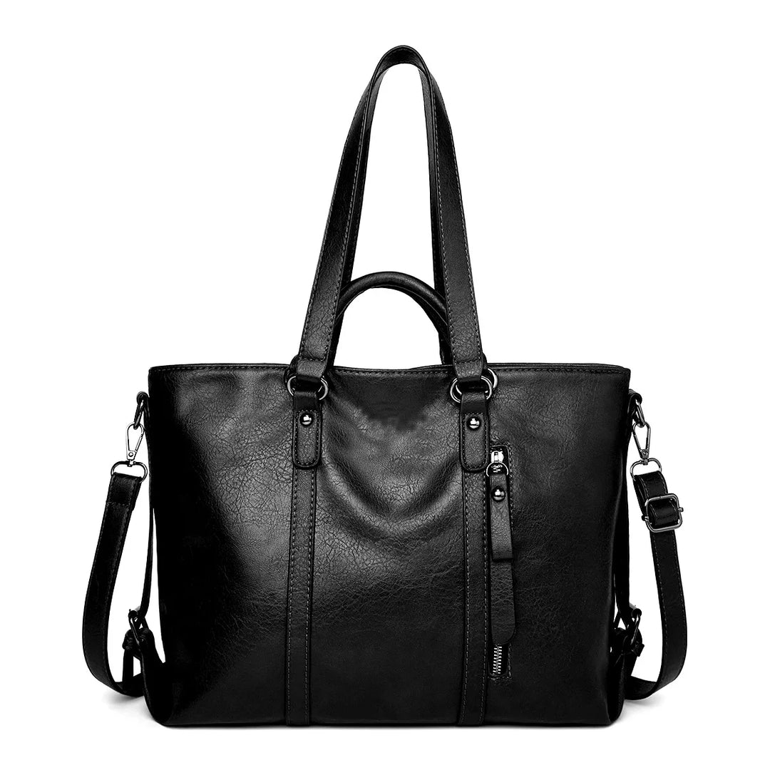Elise™ | Borsa a tracolla in pelle di grande capacità