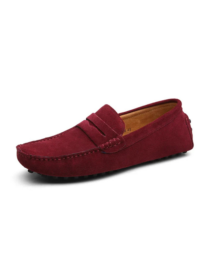 Mocassini casual in suede