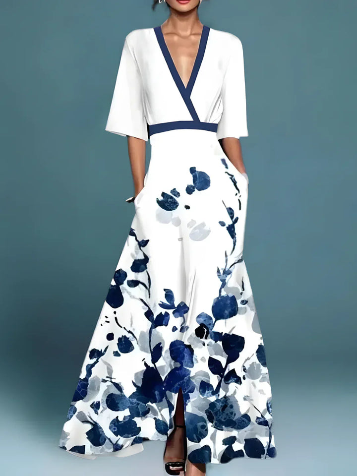 Elise™ | Abito Portafoglio Elegante a Fiori