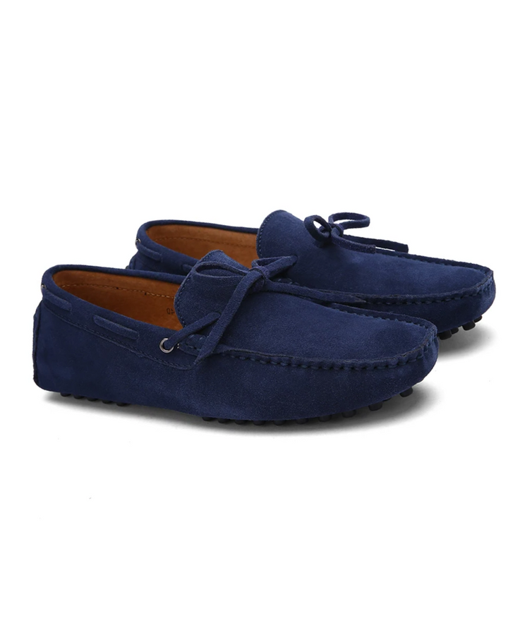 Mocassini estivi casual in camoscio
