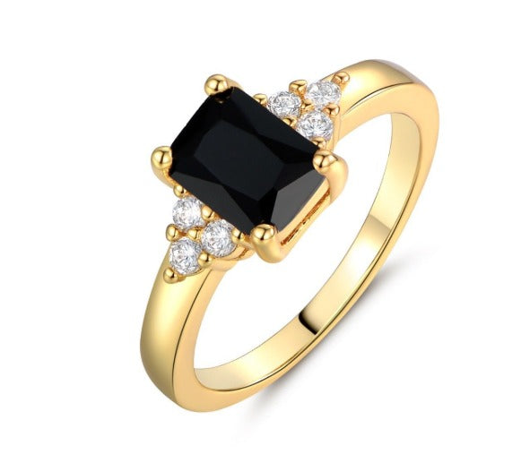 Anello Baguette in Spinello