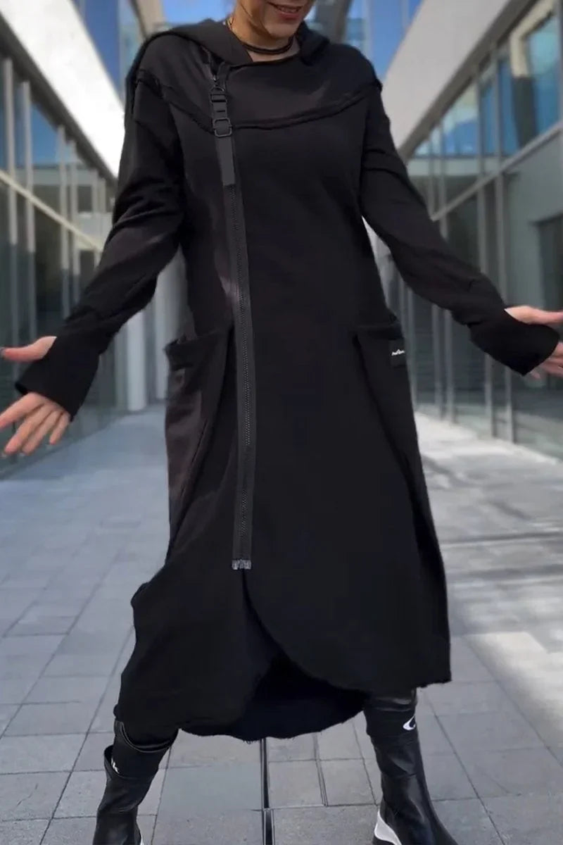 Selene™ | Cappotto lungo con cappuccio