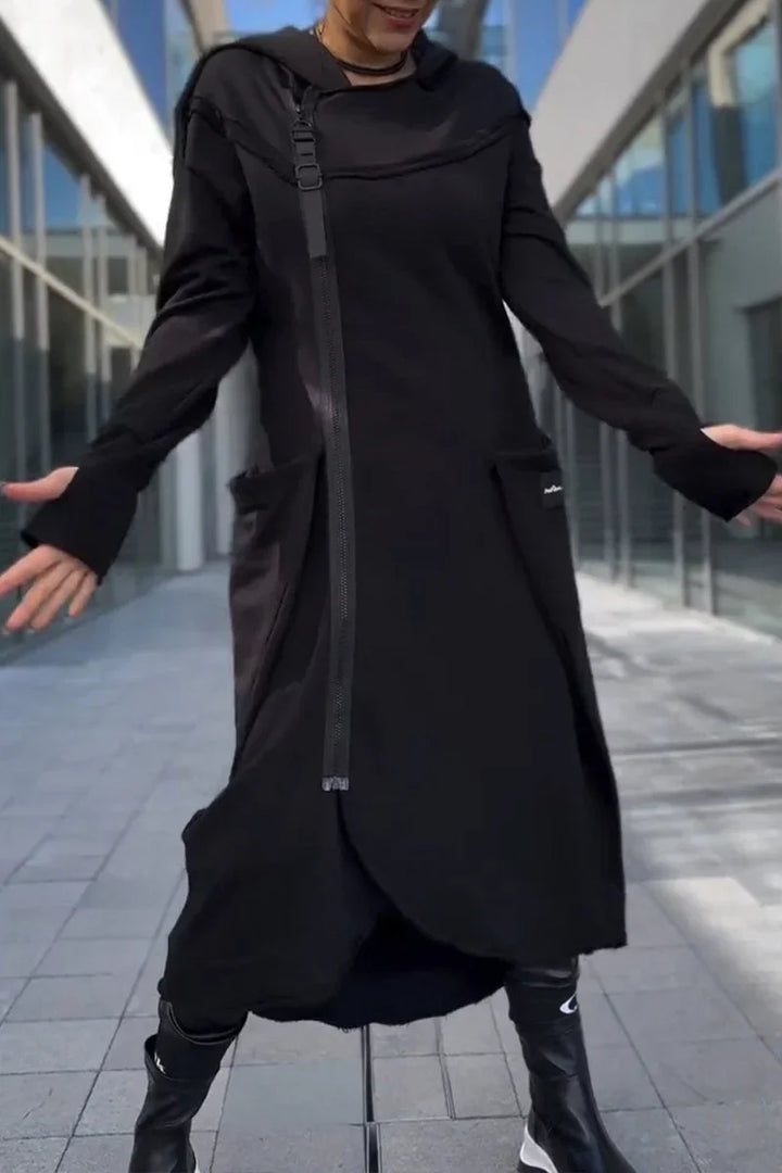 Selene™ | Cappotto lungo con cappuccio