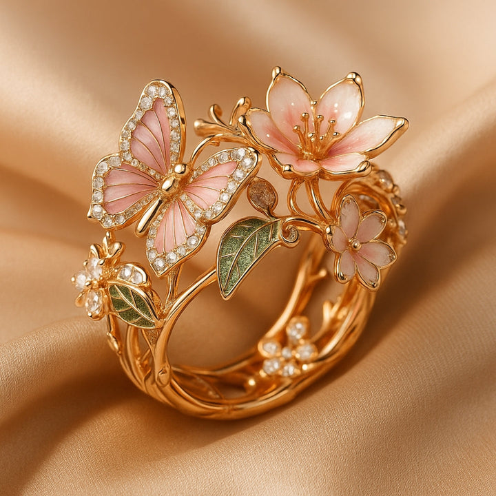 Anello in Zirconia Farfalla Nature Bright