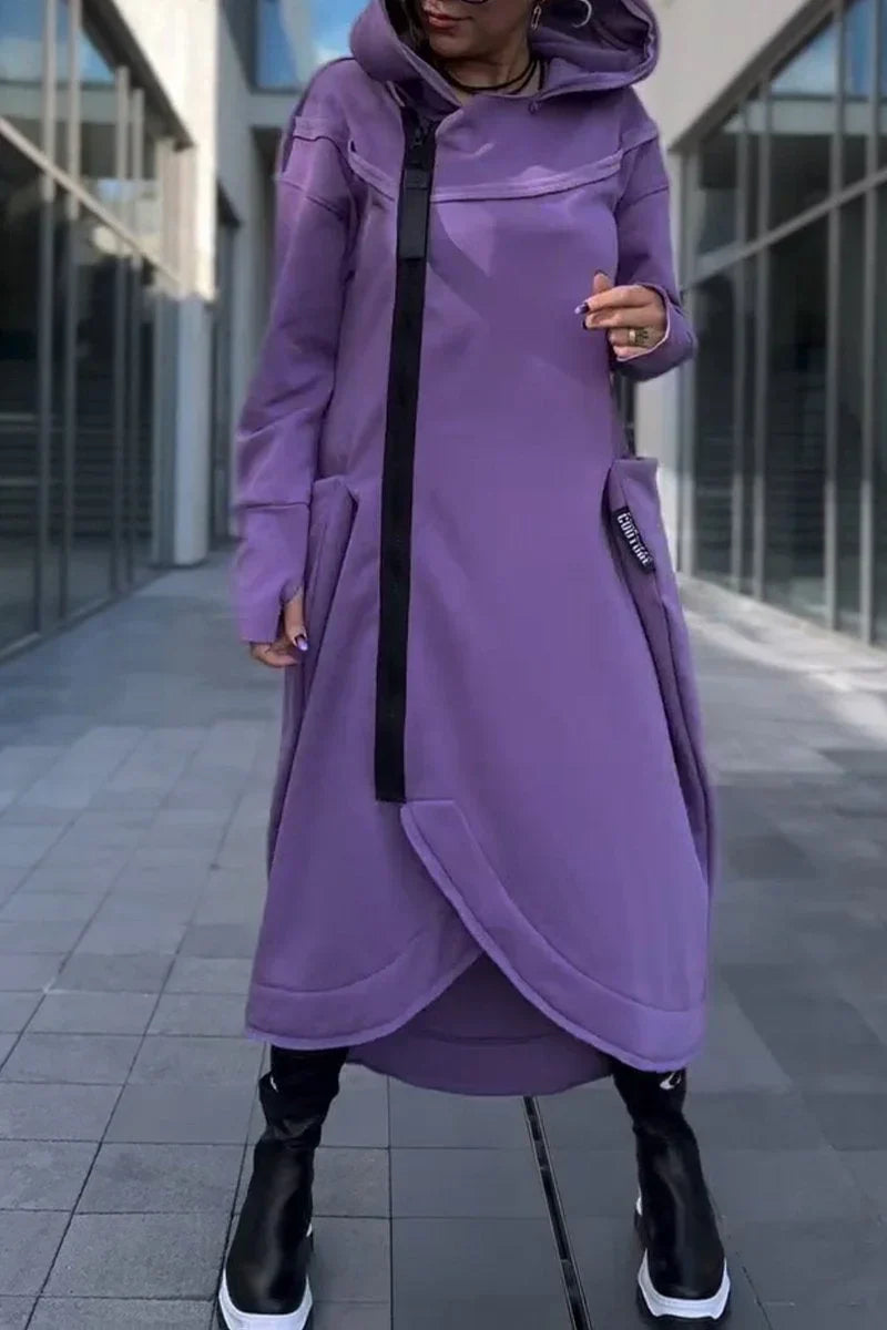 Selene™ | Cappotto lungo con cappuccio