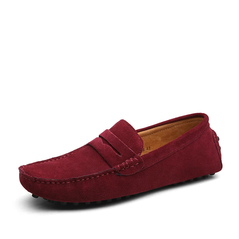 Mocassini casual in suede