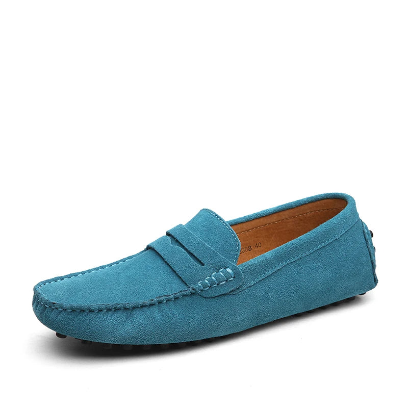 Mocassini casual in suede