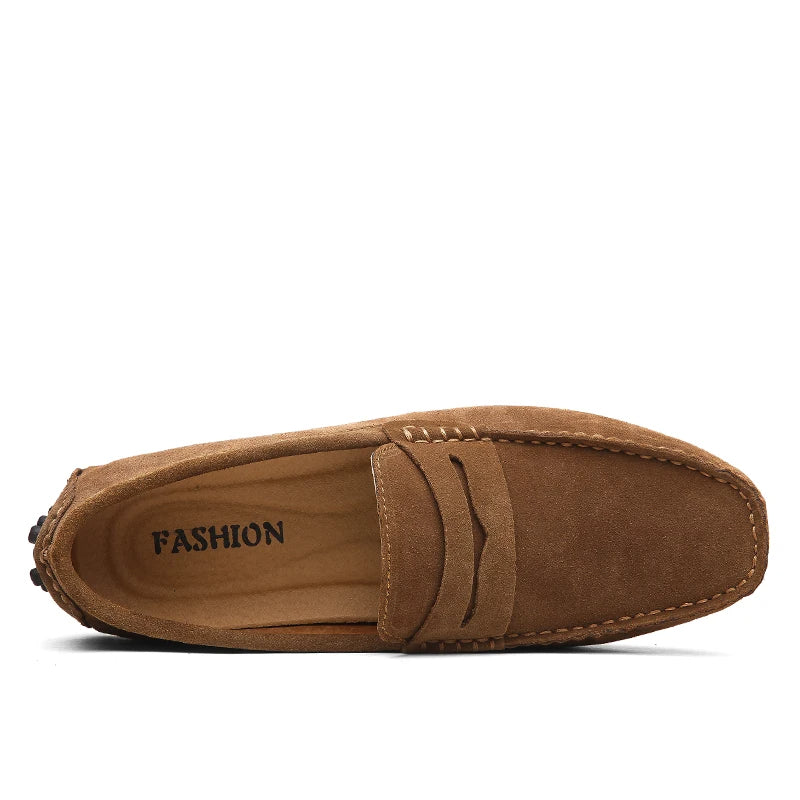 Mocassini casual in suede