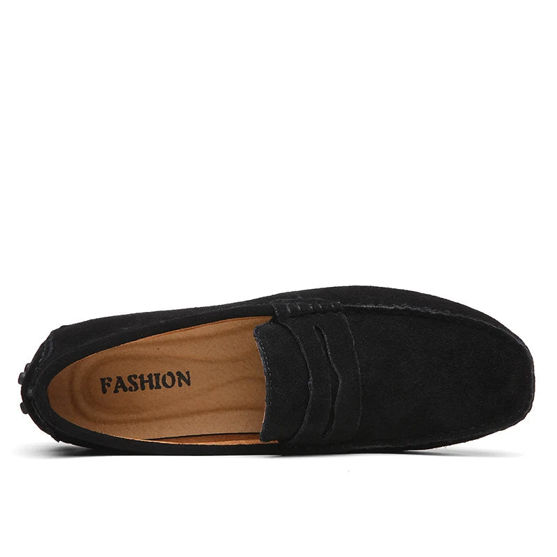 Mocassini casual in suede