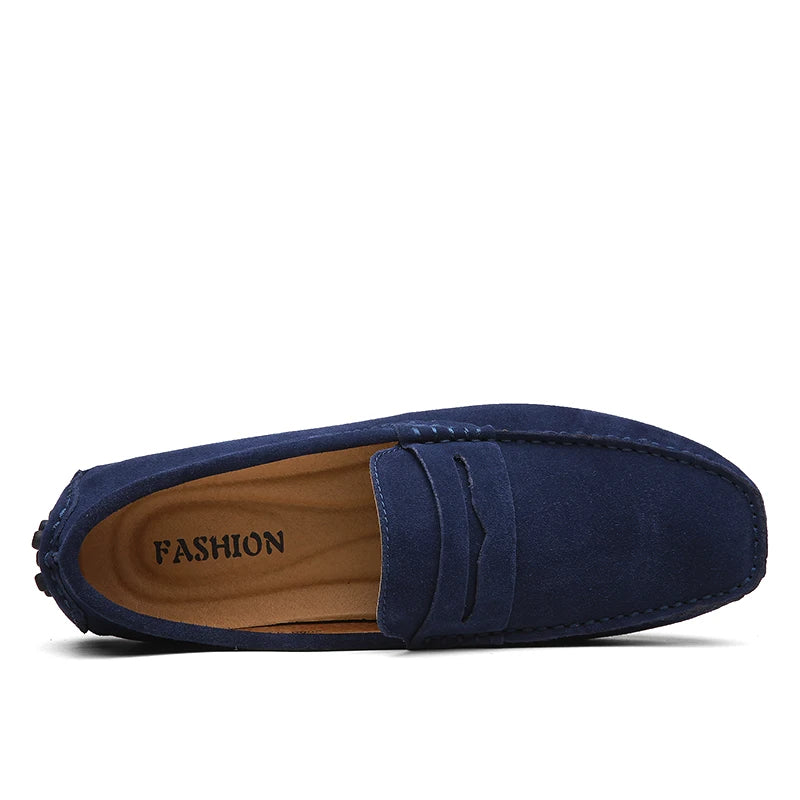 Mocassini casual in suede