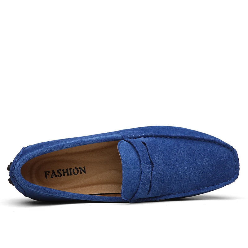 Mocassini casual in suede