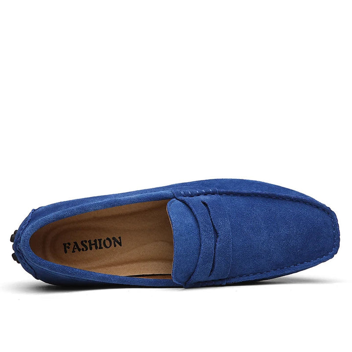 Mocassini casual in suede