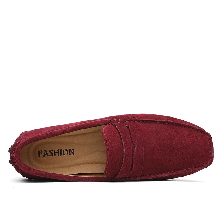 Mocassini casual in suede