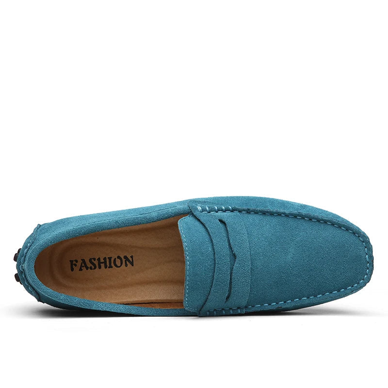 Mocassini casual in suede