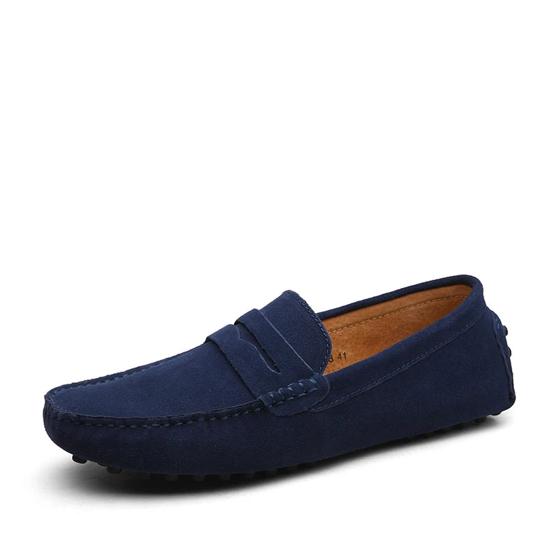 Mocassini casual in suede