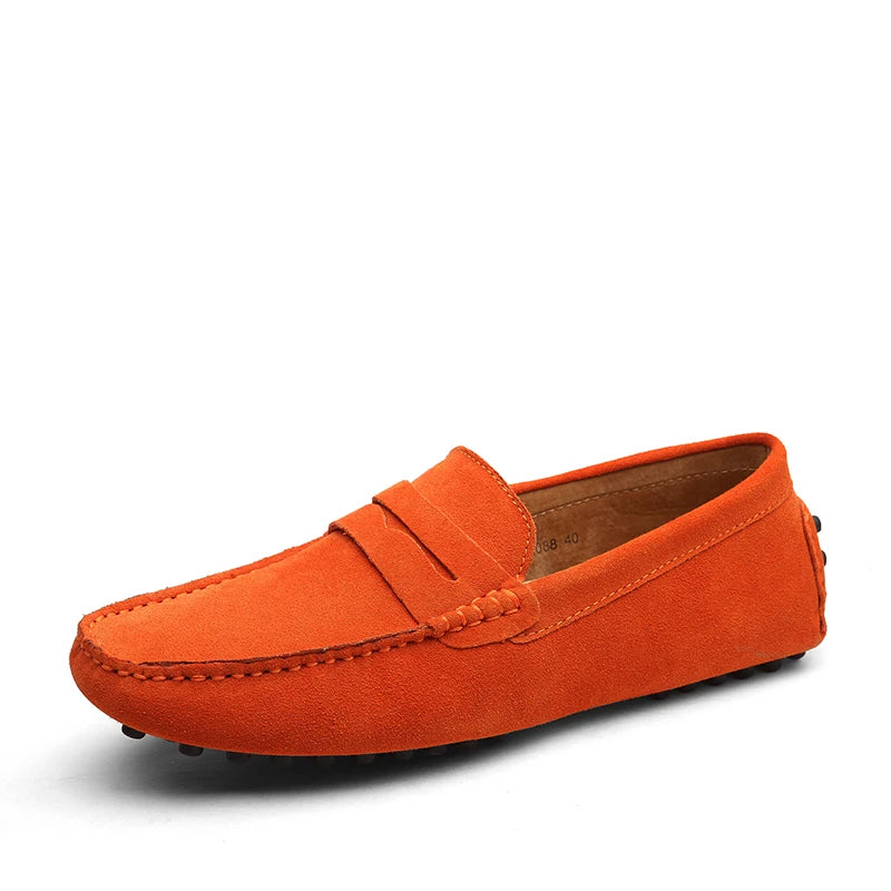 Mocassini casual in suede