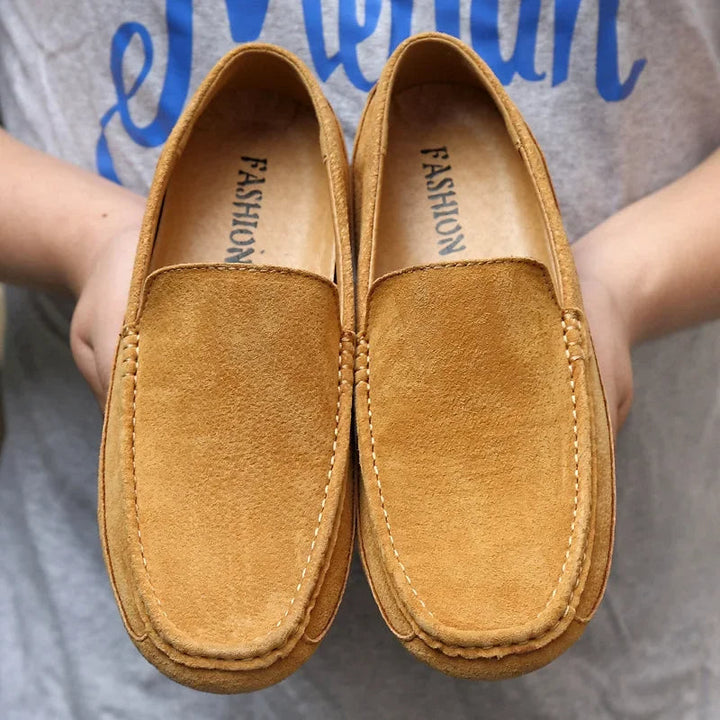 Mocassini chic in suede di alta qualità