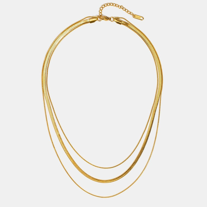 Collana a Catena Multistrato Dorata