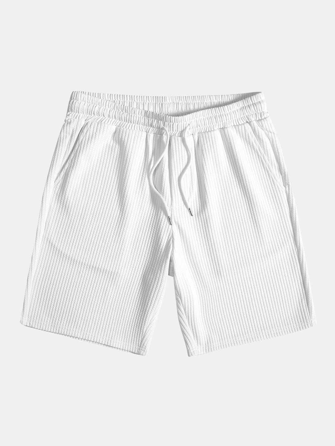 Camicia e pantaloni corti con colletto a coste muscolari