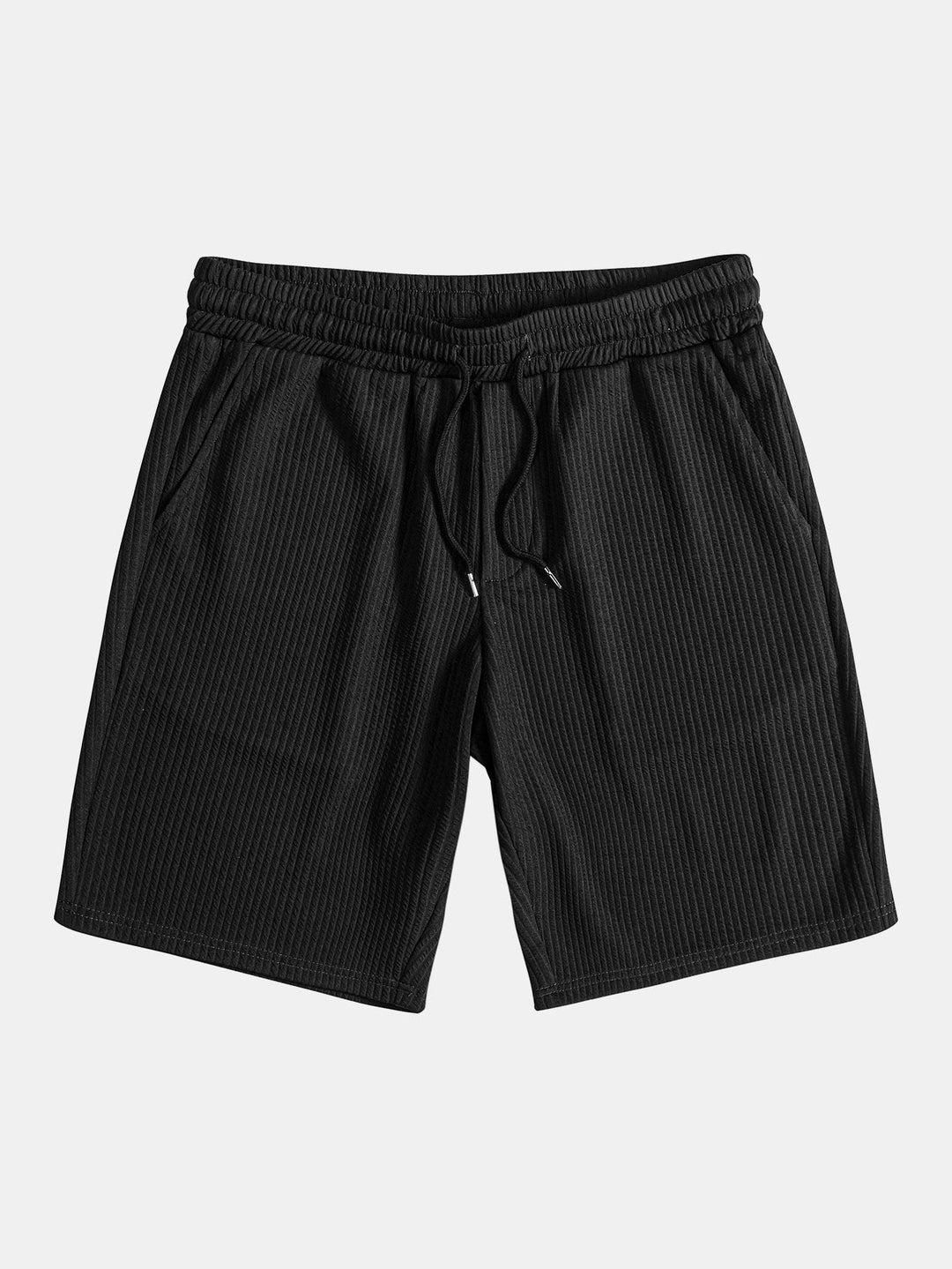 Camicia e pantaloni corti con colletto a coste muscolari