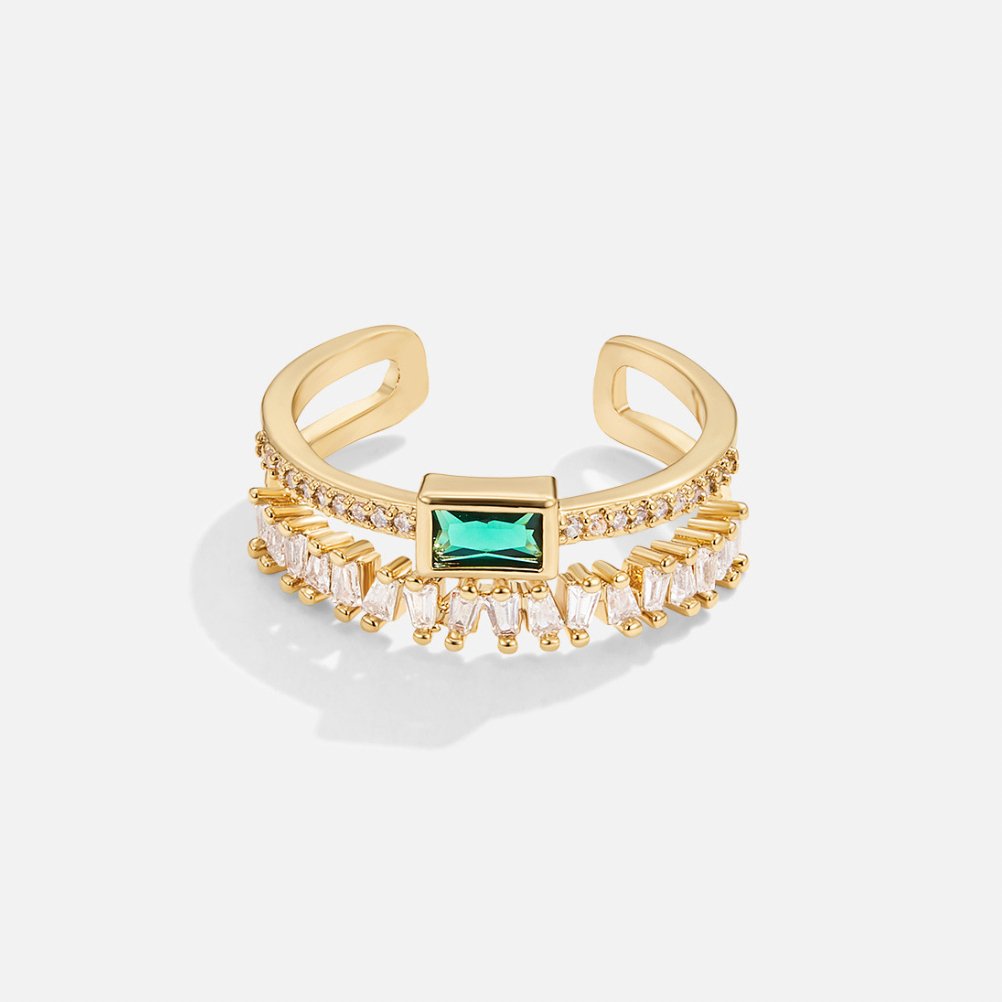 Bliss - Anello in cristallo sovrapposto