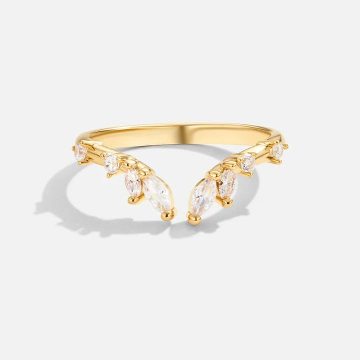 Frieden - Anello in Oro Cristallo