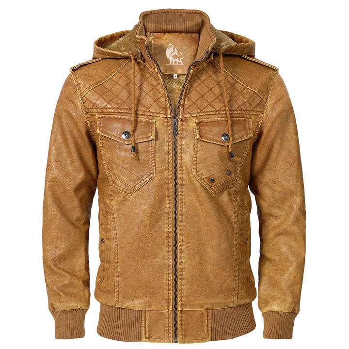 Giacca in Pelle di Lusso