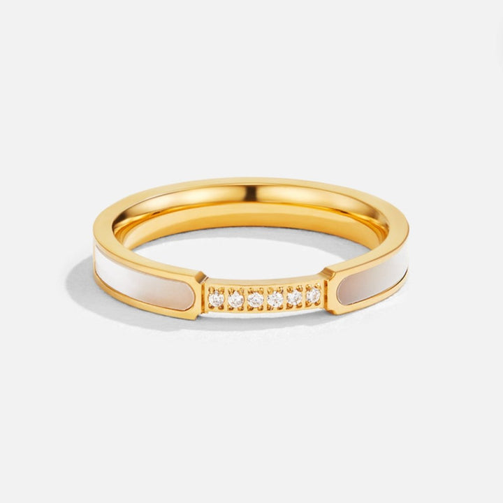 Unità - Anello in perle e cristalli