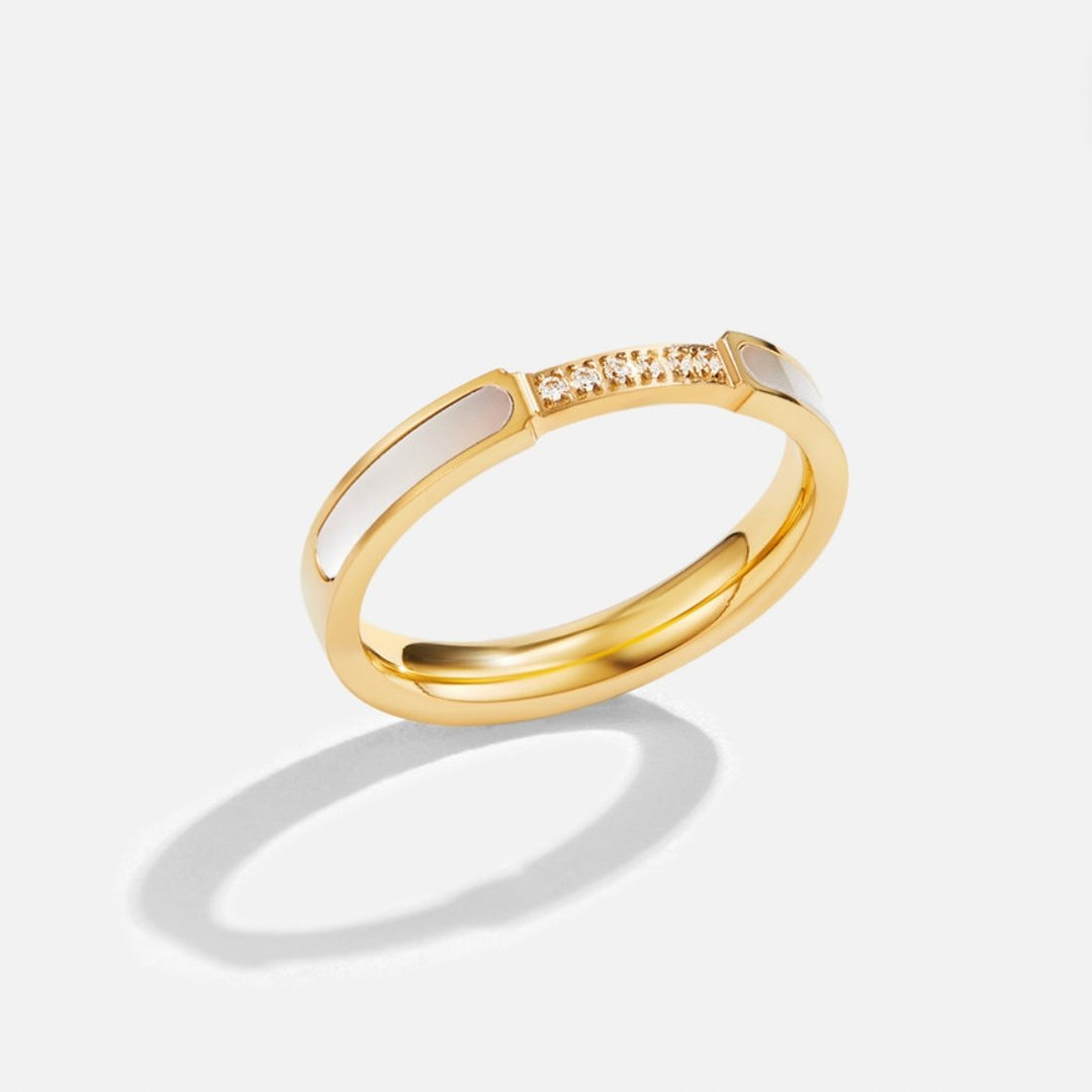 Unità - Anello in perle e cristalli