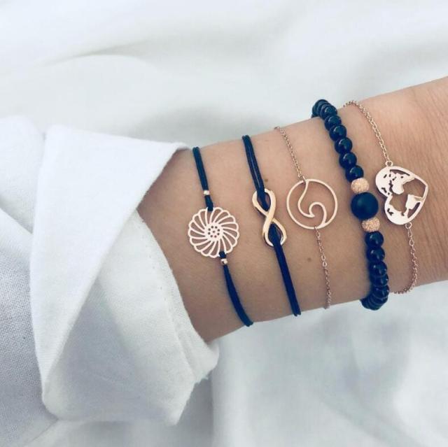 Joy - Pacchetto Premium di 5 Braccialetti Unici