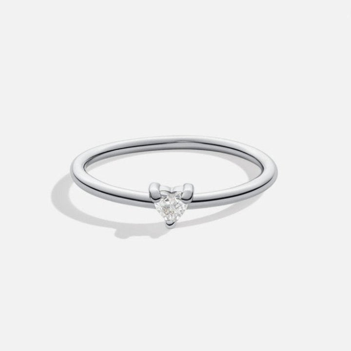 'Kleine Liebe' Anello in cristallo a forma di cuore