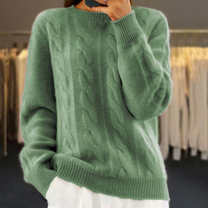 Ariane™ - Maglione torsadé in lana morbida