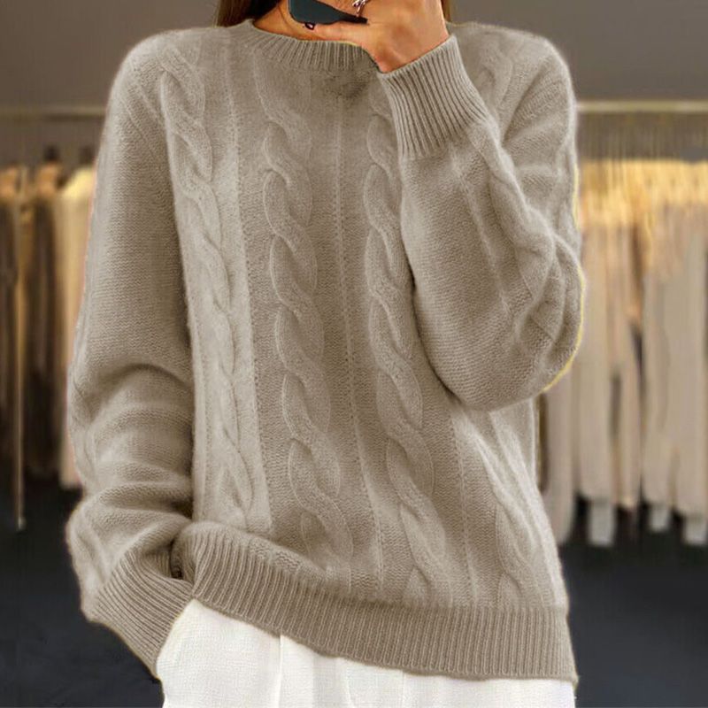 Ariane™ - Maglione torsadé in lana morbida