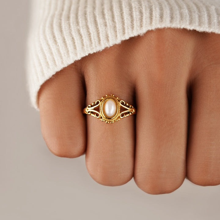 Royal - Anello vintage in perle