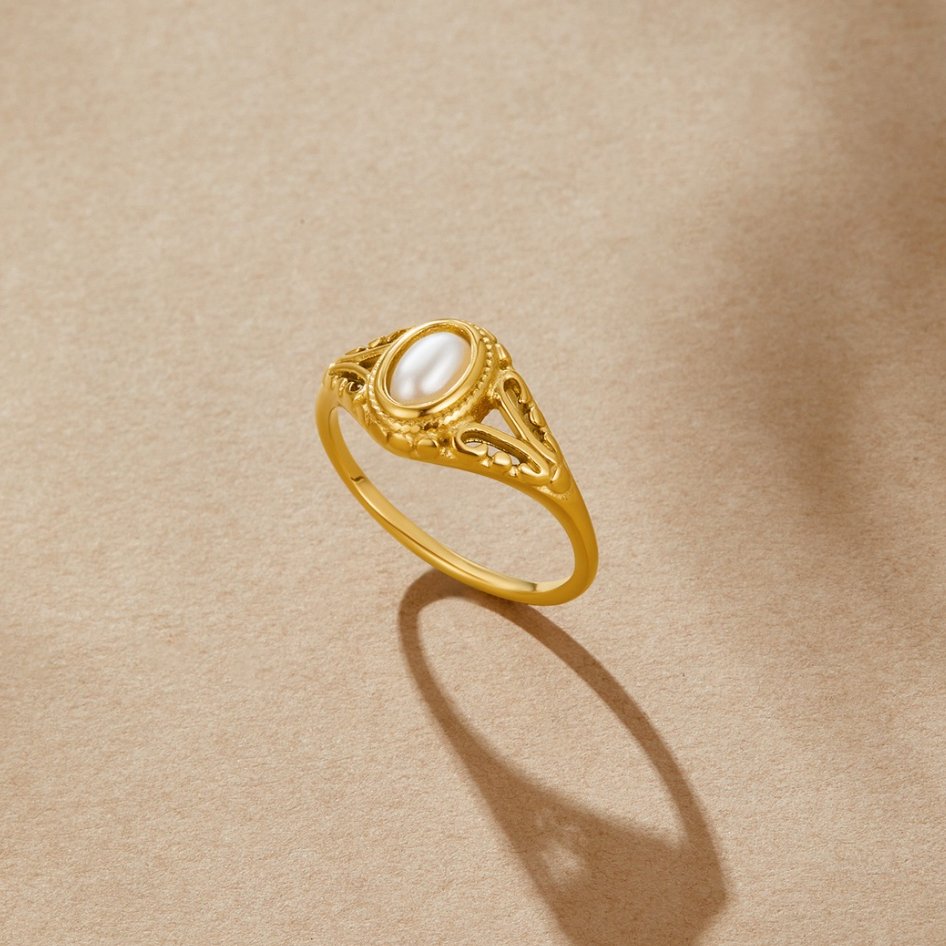 Royal - Anello vintage in perle