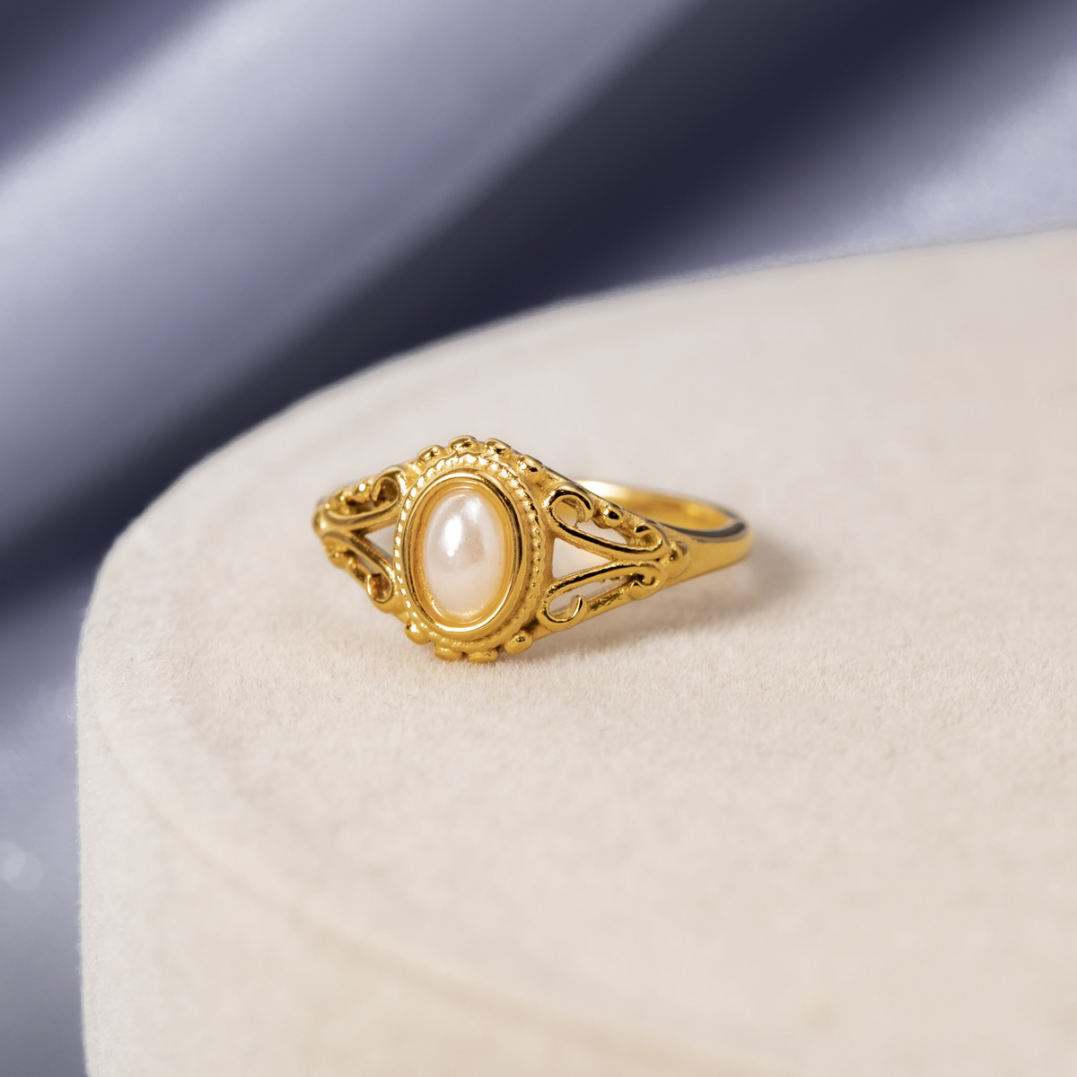 Royal - Anello vintage in perle